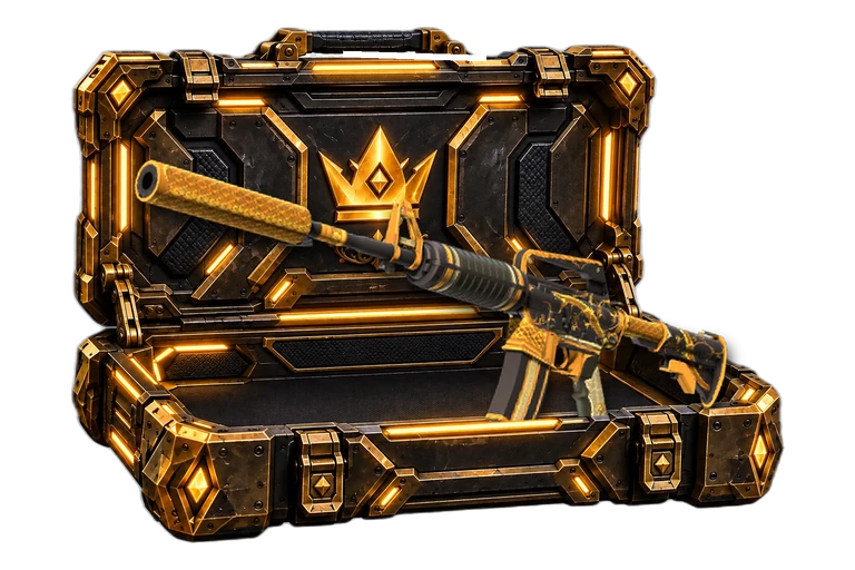 Royal Elite — open case featuring M4A1-S | Golden Coil